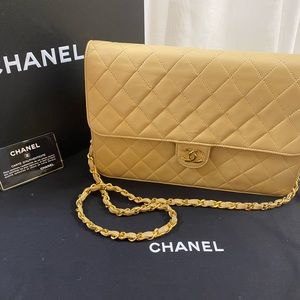 🆕 Chanel CC Vintage quilted single flap Shoulder Bag